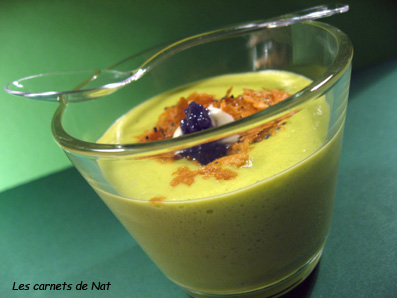 Espuma chaude, version soupe de légumes en verrine…-2